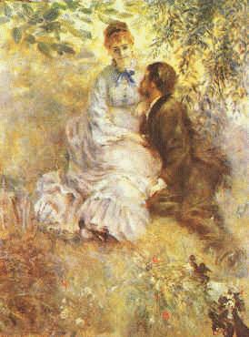 Pierre Renoir Idylle oil painting image